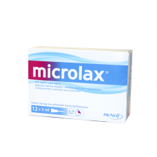 MICROLAX 5ml vienreizlietojamās klizmas N12